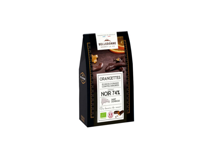 Orangettes Chocolat noir 100g