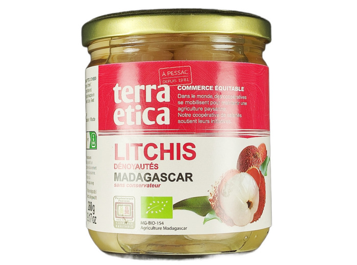Litchis Dénoyautés Madagascar 425g Bio