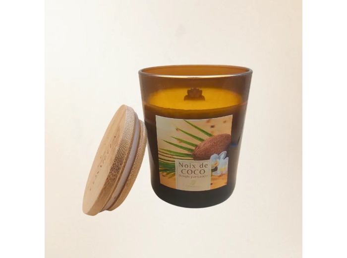Bougie parfumée rechargeable - Noix de coco