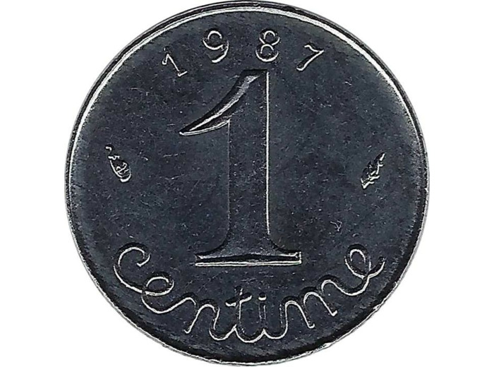 FRANCE 1 CENTIME EPI 1987 SUP