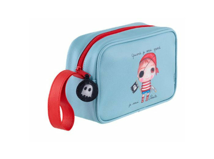 TROUSSE DE TOILETTE QUAND JE SERAI GRANDE JE SERAI PIRATE