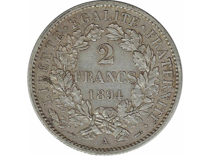 FRANCE 2 FRANCS CERES 1894 A (Paris) TTB N2