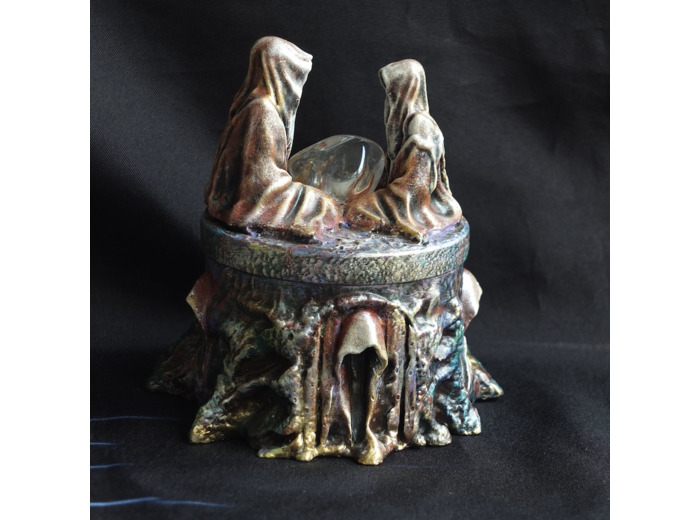 Boite "les rêves égarés" et sa pierre naturelle