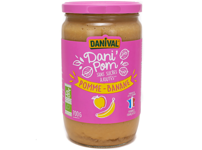 Purée de Pomme Banane Dani Pom Bio 700g