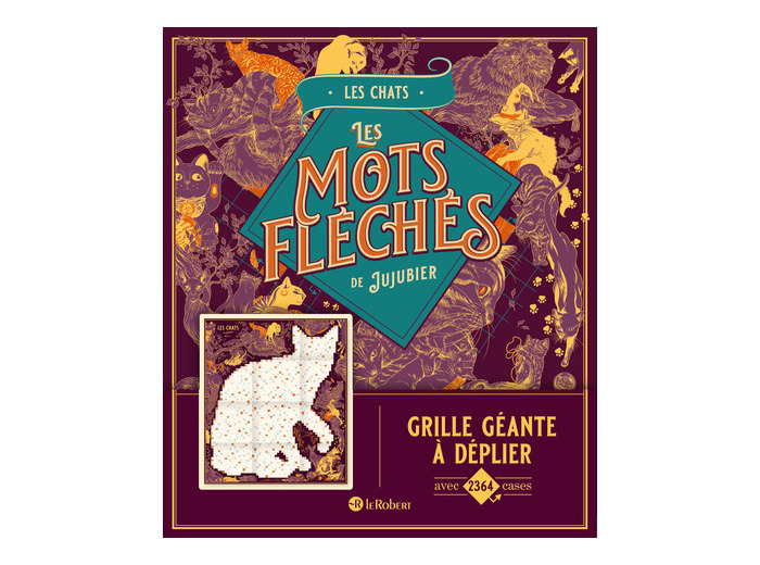 Les chats - Les mots fléchés de Jujubier - Grille géante