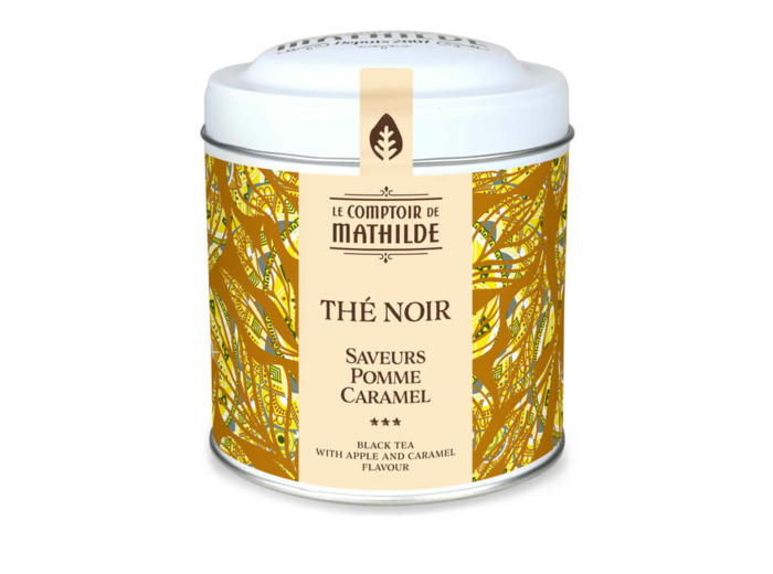 Thé Noir Saveurs Pomme Caramel - 100g