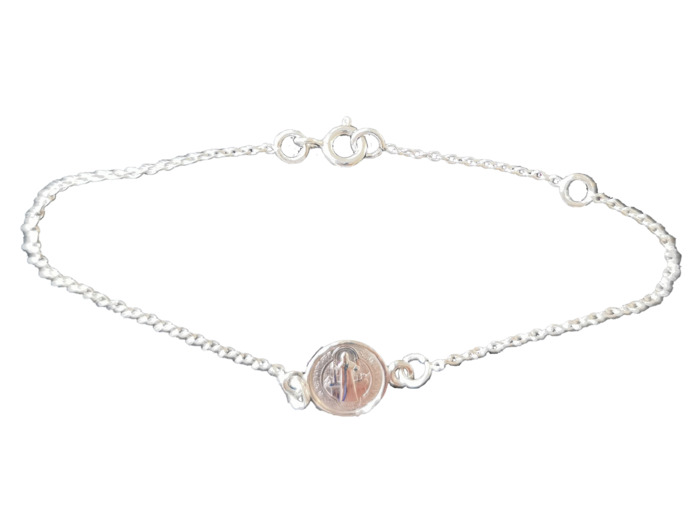 Bracelet en Argent 925 - SAINT BENOÎT 9mm
