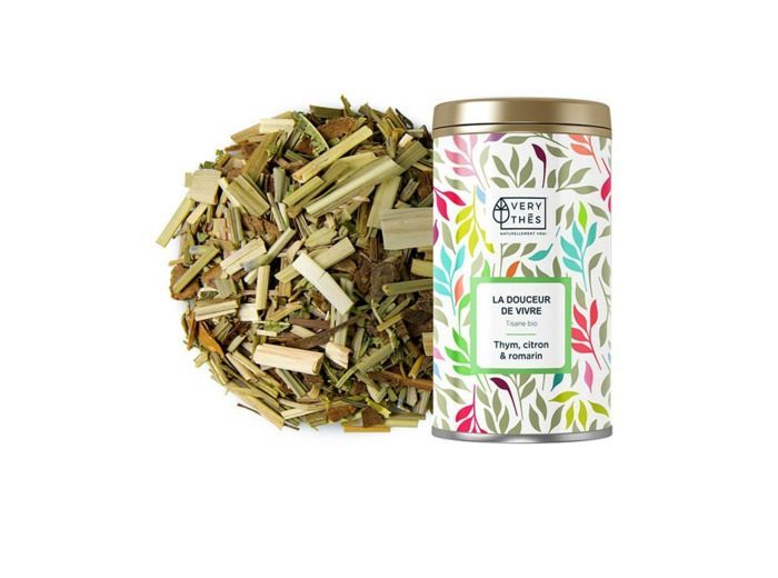 Infusion bio La Douceur de Vivre, thym citron et romarin