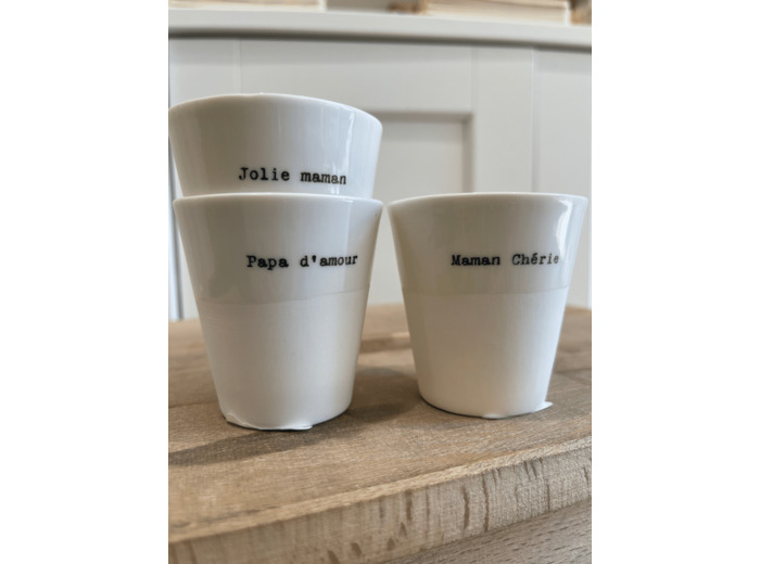 Tasse Expresso Jolie Maman Blanc - Sophie Masson