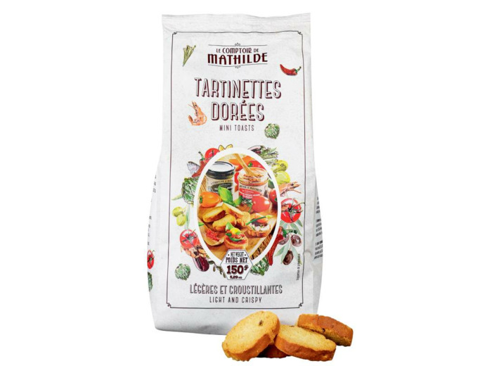 Tartinettes Dorées 150G