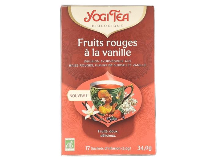 Fruits Rouges à la Vanille 17 Sachets Bio