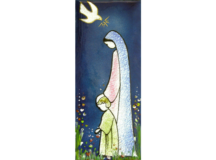 Vierge du sentier 12X5cm - EMAUX DU LIBAN
