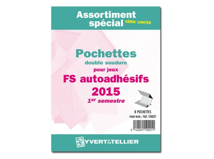 ASSORTIMENT POCHETTE DOUBLE SOUDURE 2015-1er semestre (Jeux Autoadhésifs)