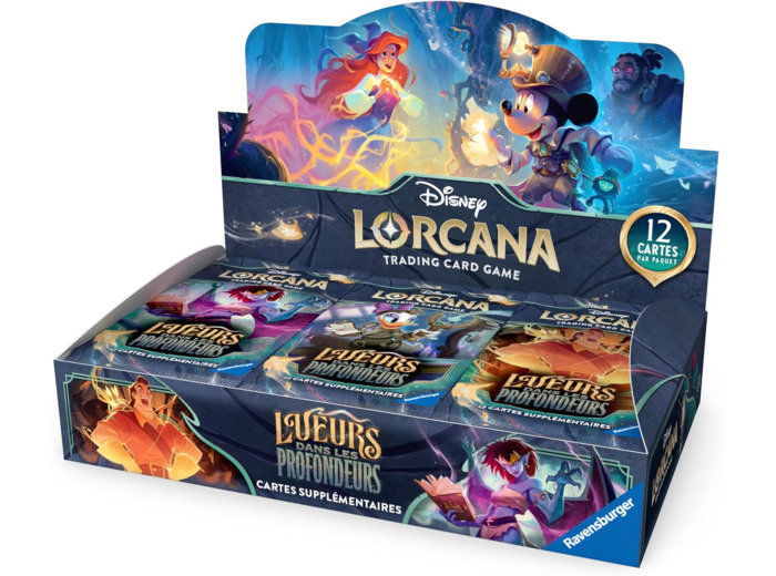 Display Disney Lorcana TCG - Boite de 24 boosters Chapitre 10 : Lueurs dans Les Profondeurs - VF