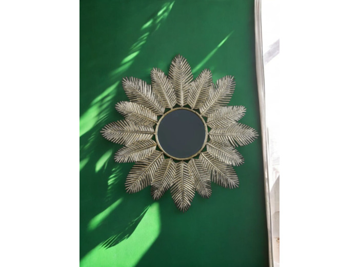 Miroir feuille palmier