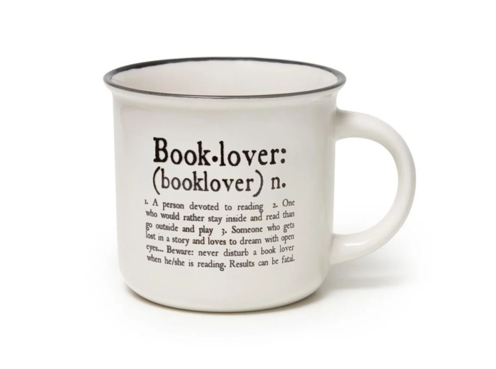 Legami - Tasse Puccino, Tasse en Porcelaine Nouvelle, Thème Amoureux des Livres, Collection Take a Break, Capacité 350 ml