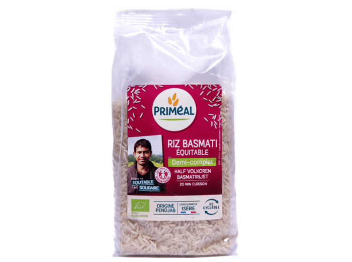 Riz Basmati Demi-Complet Bio 500g