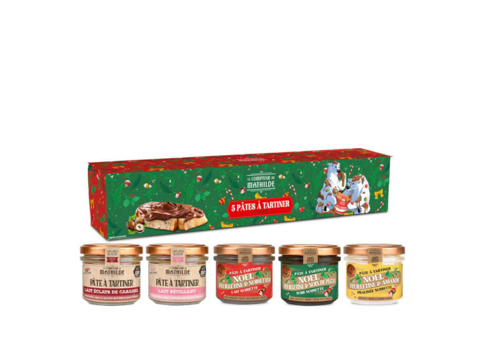 Coffret Noël 5 Pâtes à Tartiner