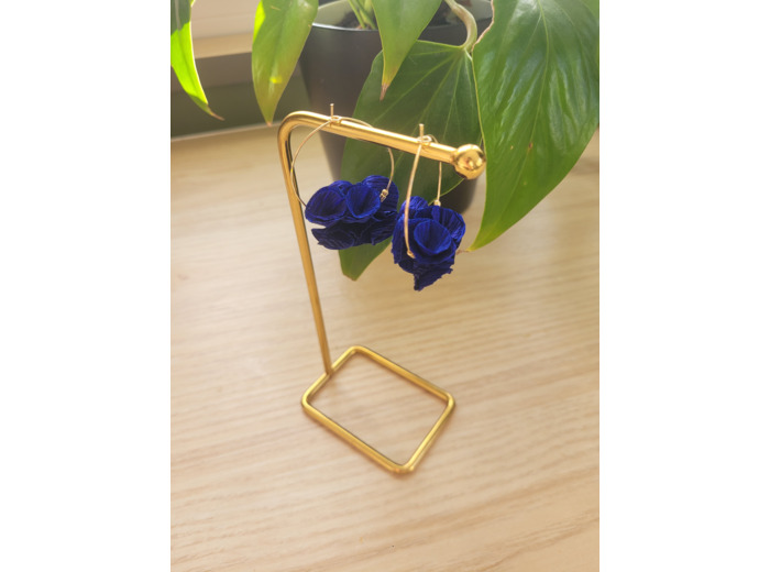 Boucles d'oreilles en papier