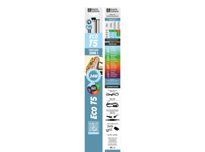 REPTILE SYSTEMS, Eco T5 Zone 1 - 24W / 570mm