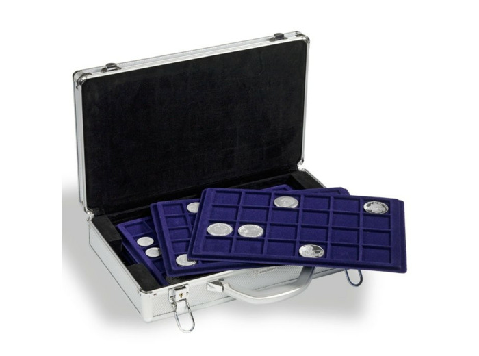 MALLETTE ALU POUR 210 PIECES DE 2 EURO 174 (safe)