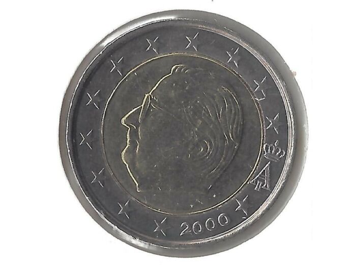 Belgique 2000 2 EURO SUP-