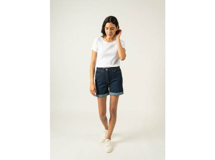 Short en jean Miranda
à revers