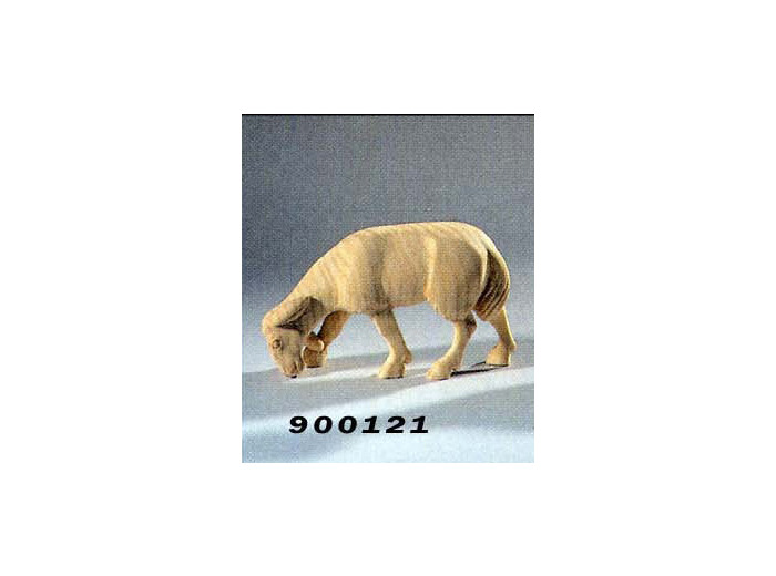 Mouton broutant bois naturel 9cm