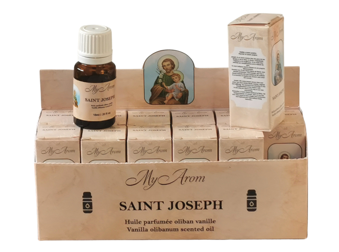 Flacon d'Huile Parfumée 10ml Saint Joseph/Oliban Vanille