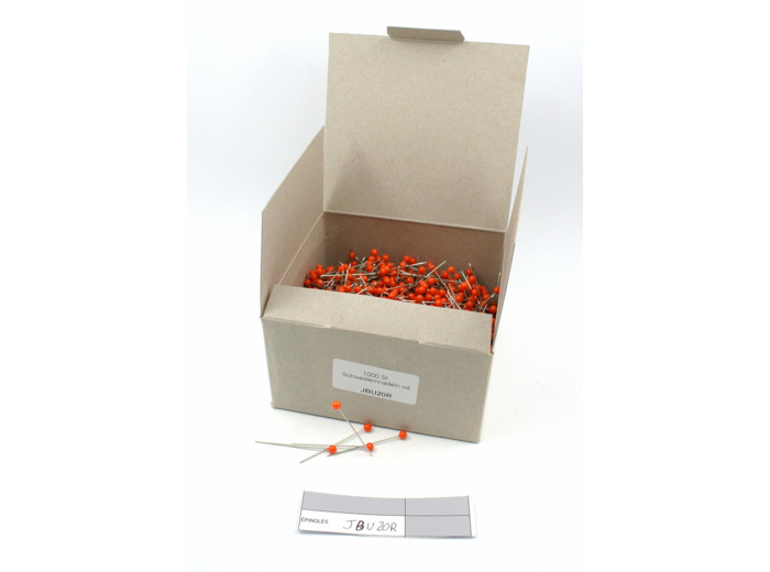 Epingles têtes plastiques 1000pc GJUBU20