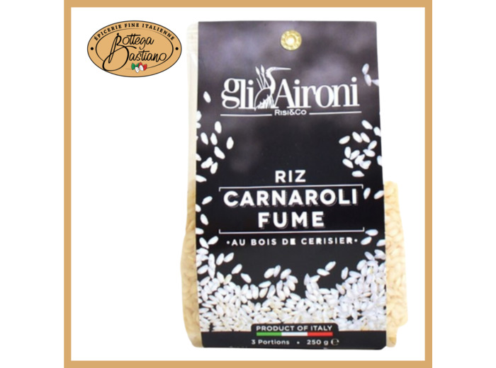 Riz Carnaroli fume au bois de cerisier 250g