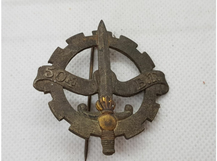 INSIGNE MILITAIRE 504 BT BATAILLON DU TRAIN DRAGO