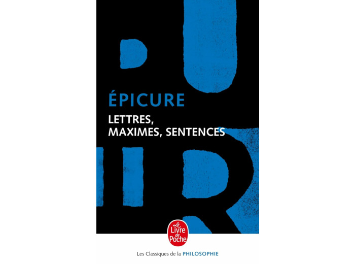 LETTRES, MAXIMES, SENTENCES