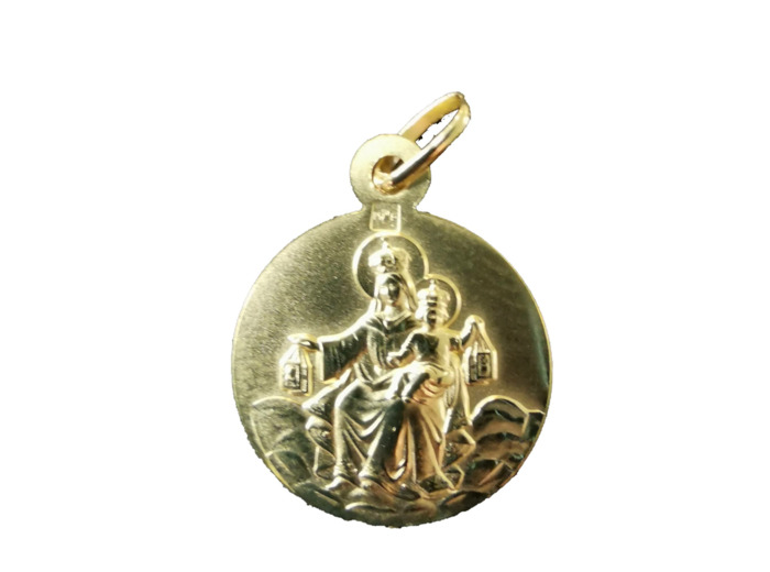 Médaille 15mm en Laiton - SCAPULAIRE