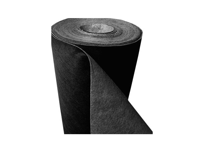 Toile non tissé polypropylène 150g/m2 Noir PAFRZW150ML