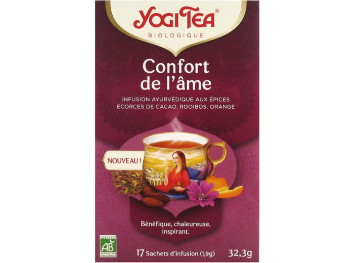TISANE CONFORT DE L ÂME 17X1,9G Yogi Tea