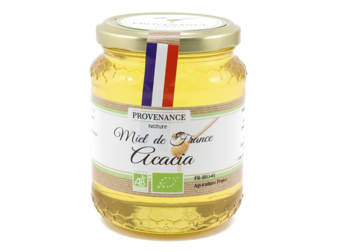 Miel d'Acacia de France Bio 500g