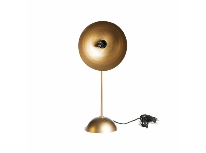 Lampe de table dorée 24x22x58cm