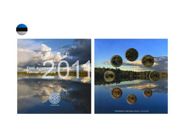 ESTONIE 2011 SERIE 8 monnaies BU