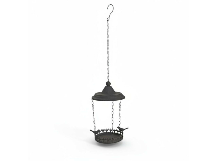 Mangeoire oiseaux suspendue 20x17x64cm