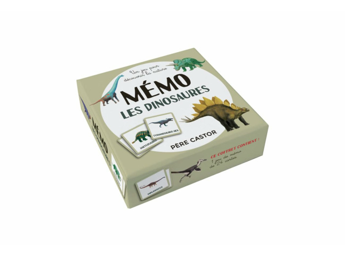MEMO DES DINOSAURES - UN JEU POUR LES PETITES MAINS