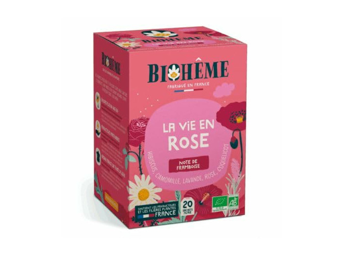 Infusion La Vie en Rose 20x1,3g Biohême
