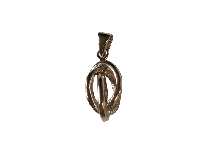 Pendentif en Argent 925 - NOEUD FORCAT 20mm