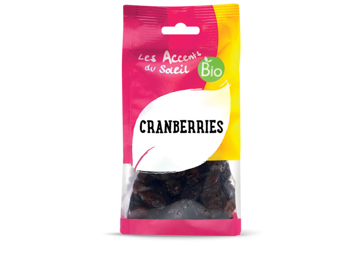 Cranberries séchées Bio-125g-Les accents du soleil
