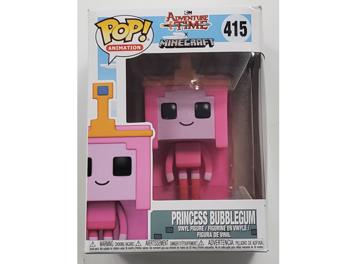 FUNKO POP ANIMATION ADVENTURE TIME X MINECRAFT 415 PRINCESS BUBBLEGUM