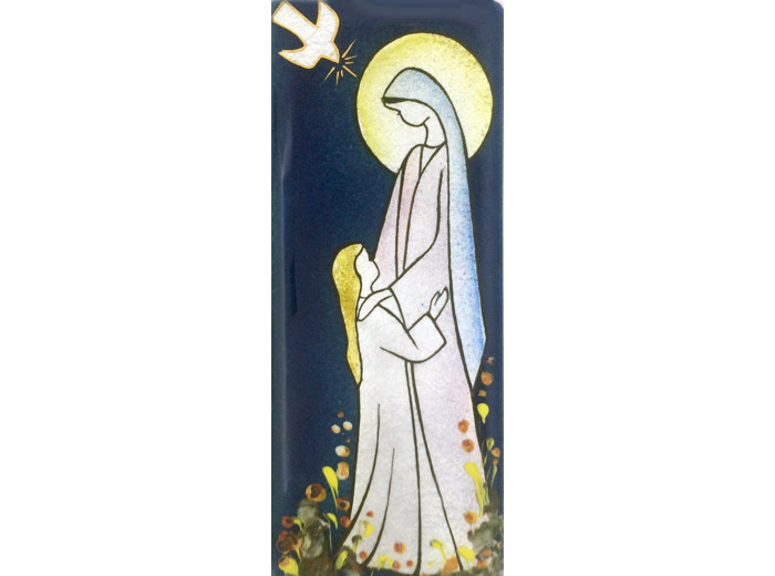 Vierge de l'affection fille 15,5X6,5cm - EMAUX DU LIBAN