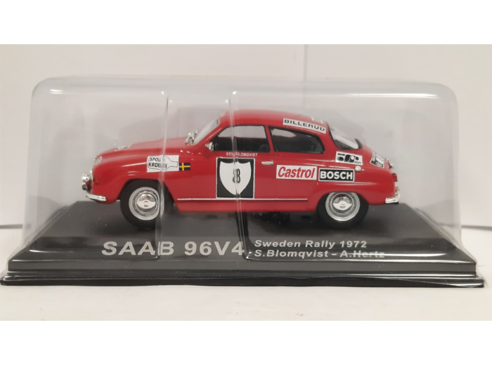 SAAB 96V4 1972 RALLYE DE SUEDE 1/43