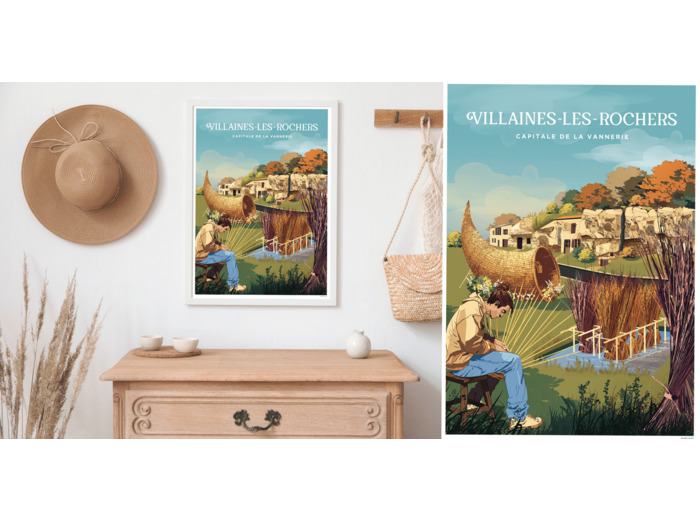 VILLAINES-LES-ROCHERS - POSTERS