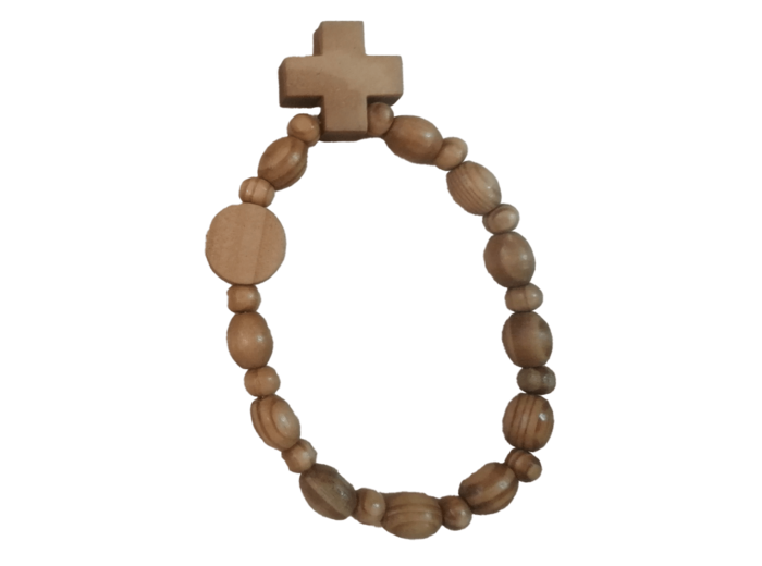 Bracelet Dizainier En Olivier Elastique