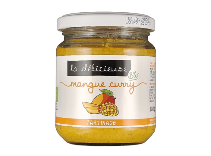 Tartinade Mangue Curry 180g Bio